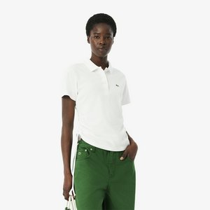 Женское поло Lacoste из эластичного хлопка