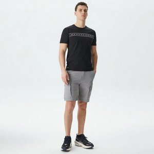 Мужские шорты Lacoste из смеси хлопка и льна