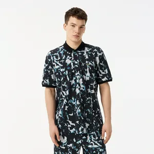 Мужское поло Lacoste из хлопка, черный, арт. PH0514