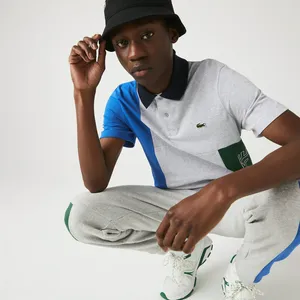 Мужское поло Lacoste Regular Fit из эластичного хлопка, разноцветный, арт. PH7223