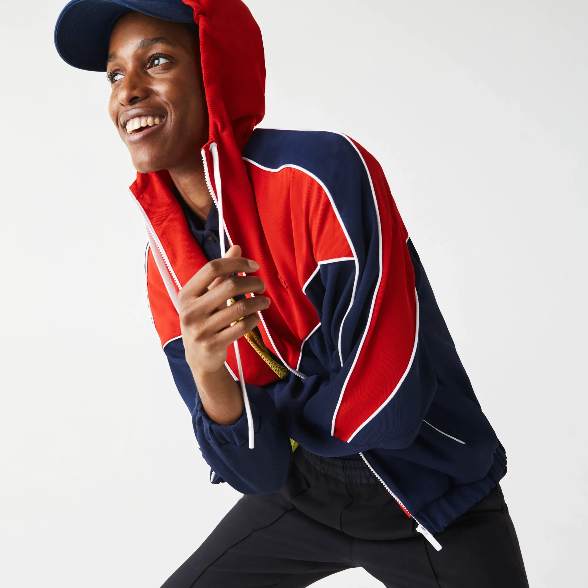 Женская толстовка Lacoste на молнии, разноцветный, арт. sf0529