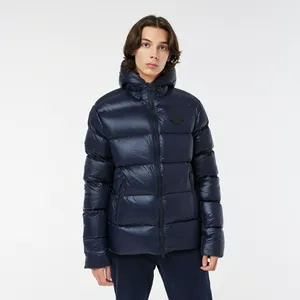 Мужская короткая куртка-пуховик Lacoste, синий, арт. BH2417R