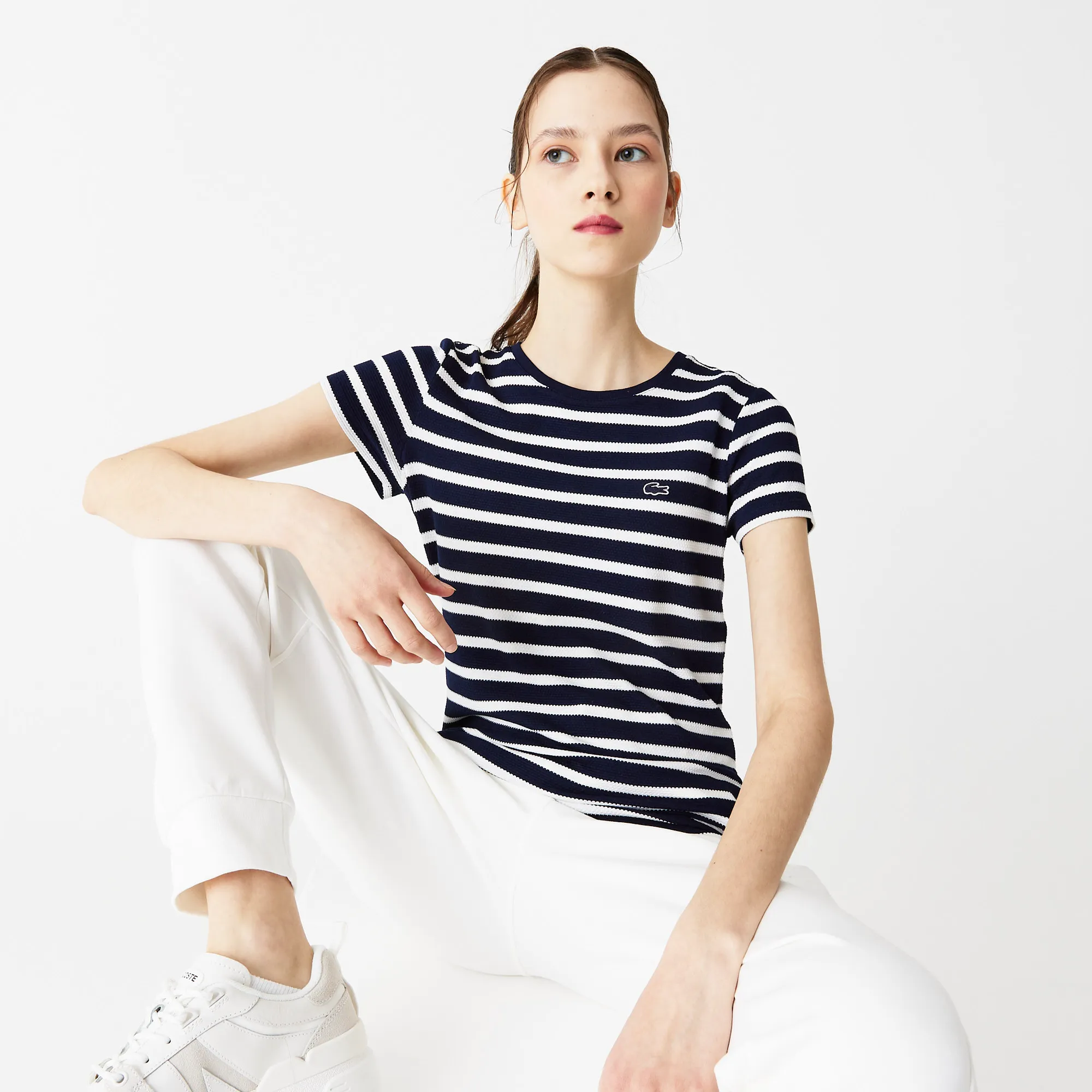 Женская футболка Lacoste Slim Fit, разноцветный, арт. tf0823