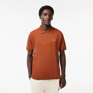Мужское поло Lacoste L1212 Classic Fit, коричневый, арт. L1212