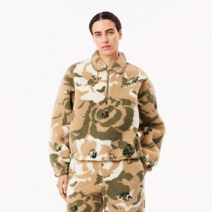 Женская флисовая толстовка Lacoste на молнии