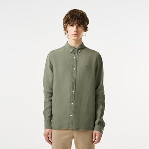 Мужская льняная рубашка Lacoste