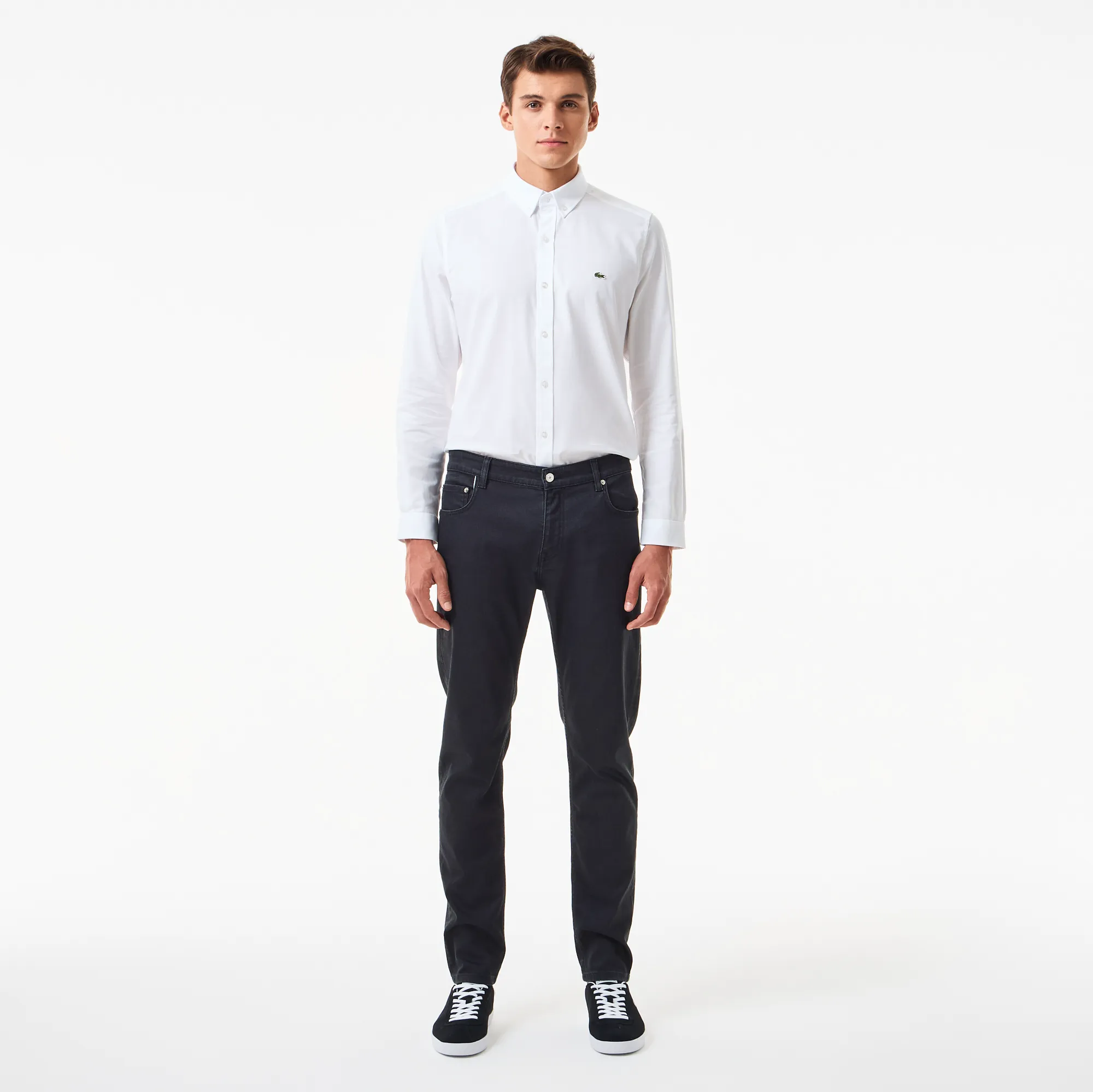 Мужские джинсы Lacoste Regular Fit, черный, арт. hh0456r