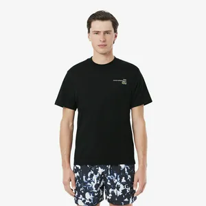 Мужская футболка Lacoste из хлопка, черный, арт. TH9880