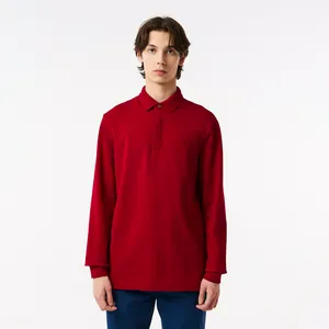 Мужское поло Lacoste с длинным рукавом, красный, арт. PH2481P