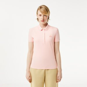 Женское поло Lacoste Slim Fit из эластичного хлопка