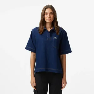 Женская рубашка Lacoste, синий, арт. CF2622