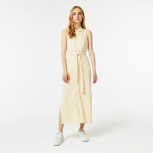 Женское платье-поло Lacoste с поясом