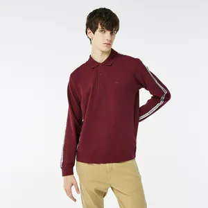 Мужское поло Lacoste из хлопка, красный, арт. PH2405