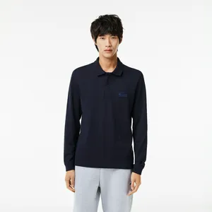 Поло Lacoste L.12.12 с длинными рукавами, синий, арт. PH2088