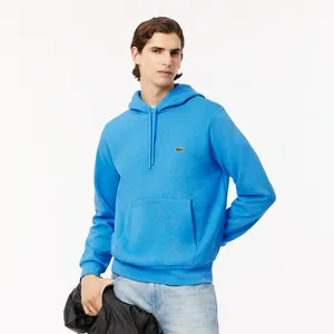 Мужская толстовка Lacoste Classic Fit с флисом, голубой, арт. SH9623