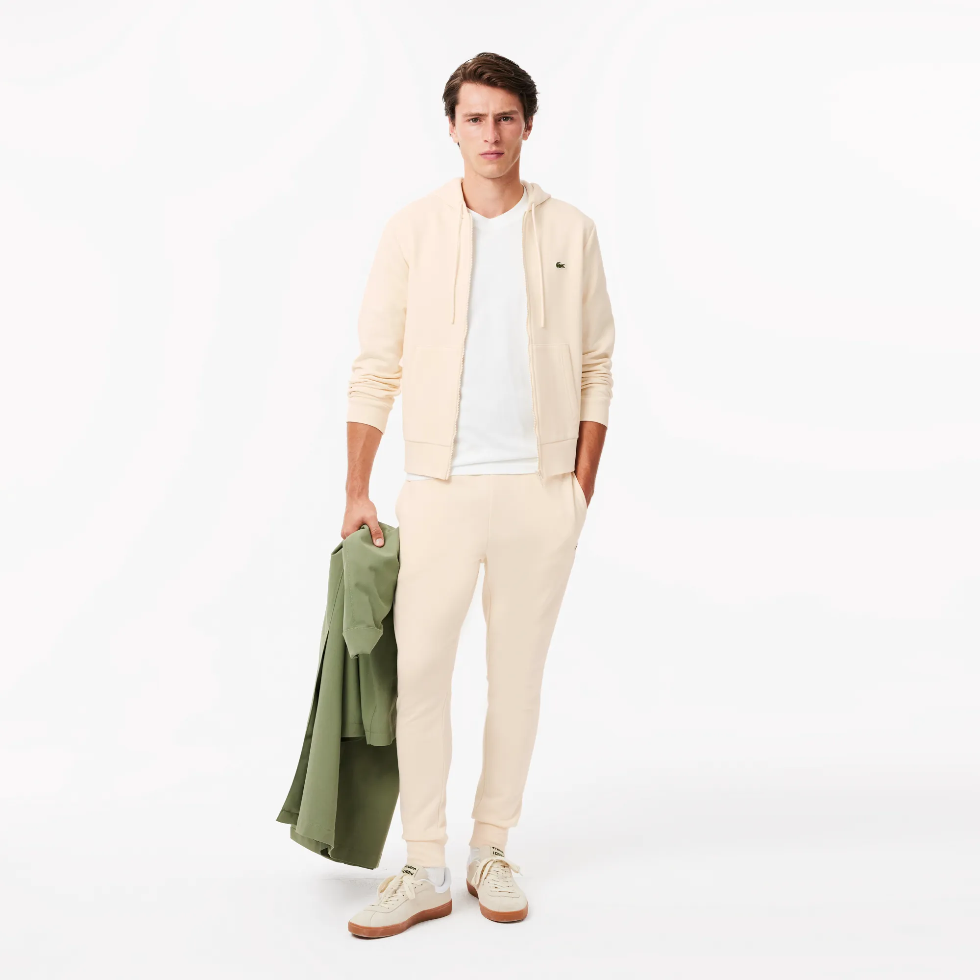 Мужские спортивные брюки Lacoste Slim Fit, бежевый, арт. xh9624