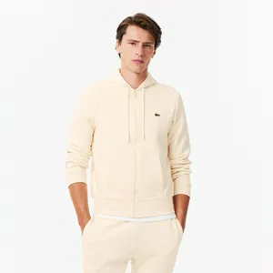 Мужская толстовка Lacoste с флисом, белый, арт. SH9626