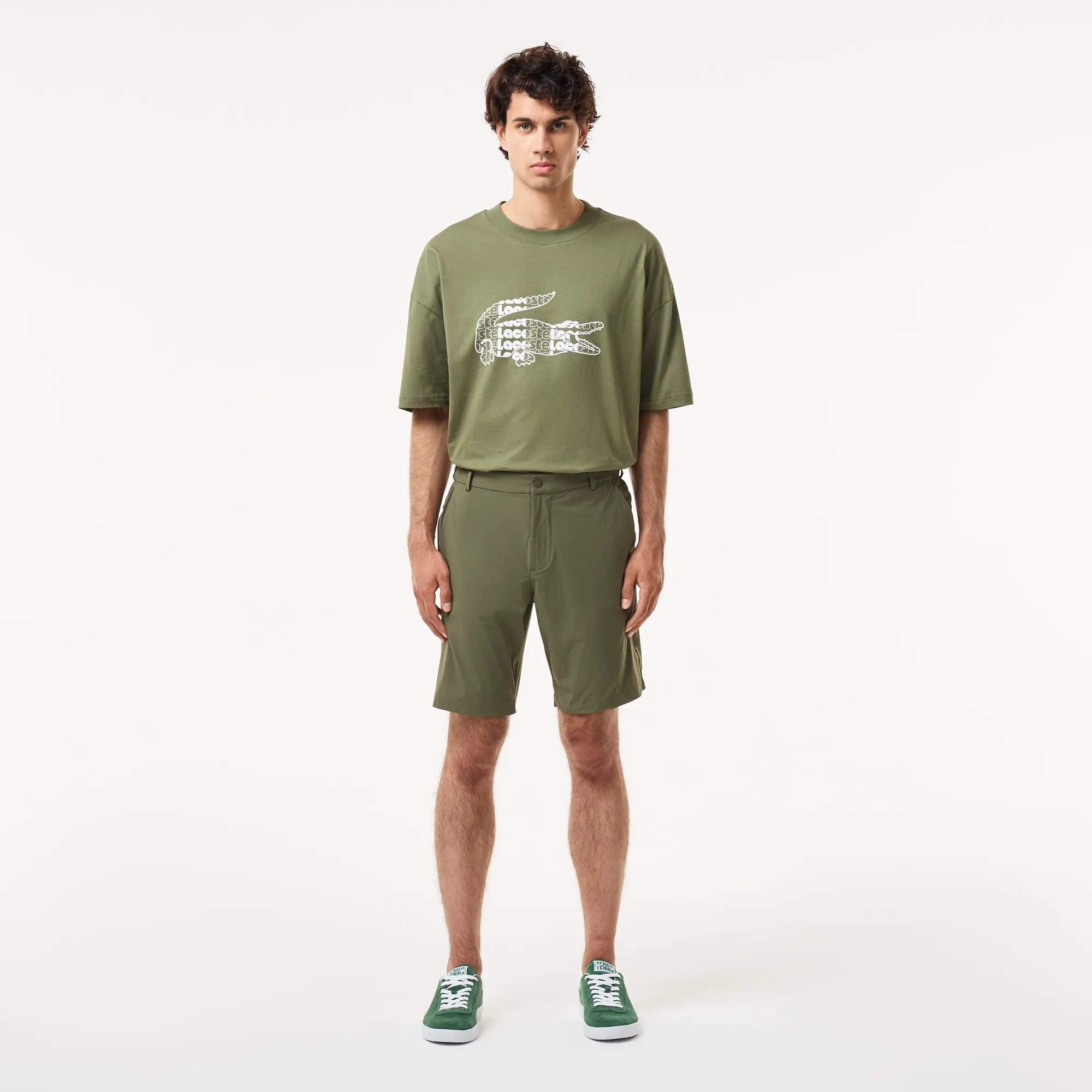 Мужские шорты Lacoste Regular Fit, хаки, арт. fh0428