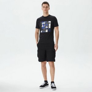 Мужские шорты Lacoste из хлопка и льна
