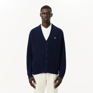 Мужской шерстяной кардиган Lacoste Relaxed Fit
