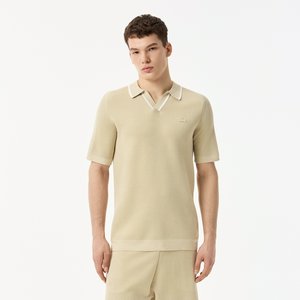 Мужское вязаное поло Lacoste из вискозы