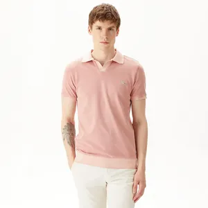 Мужское хлопковое поло Lacoste Regular Fit, розовый, арт. PH0417