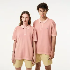 Хлопковое поло Lacoste Unisex, розовый, арт. PH0470