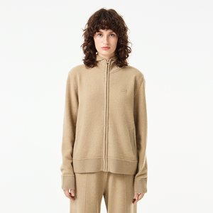 Женский шерстяной свитер-толстовка Lacoste с капюшоном