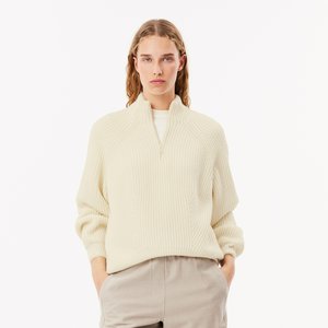 Женский шерстяной свитер Lacoste на молнии