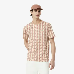 Мужская футболка Lacoste из органического хлопка, коричневый, арт. TH2831