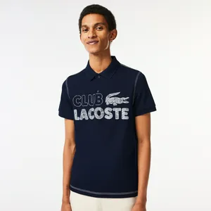 Мужское поло Lacoste из органического хлопка, синий, арт. PH5452