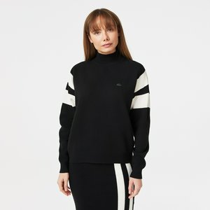 Женский свитер Lacoste Relaxed Fit, черный, арт. af2425