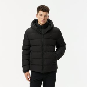 Мужской стёганый пуховик Lacoste с капюшоном