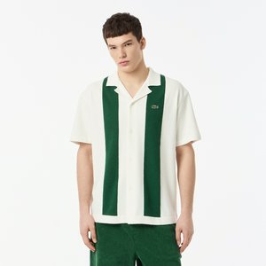 Мужская трикотажная рубашка Lacoste из смеси хлопка