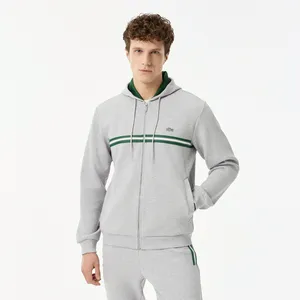 Мужская толстовка Lacoste из эластичного хлопка, серый, арт. SH0508