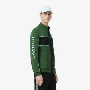 Мужская спортивная толстовка Lacoste на молнии, зеленый, арт. sh8942