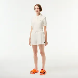 Женские шорты Lacoste из органического хлопка, белый, арт. GF6419