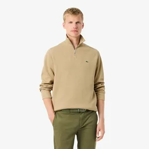 Мужская толстовка Lacoste на молнии, бежевый, арт. SH1927