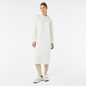 Женское длинное платье Lacoste с капюшоном