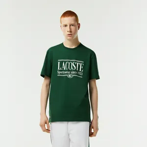 Мужская футболка Lacoste Regular Fit, зеленый, арт. TH0322
