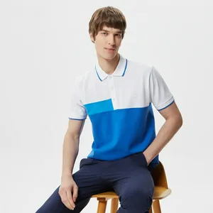 Мужское поло Lacoste Mavi Relaxed Fit, голубой, арт. PH0321