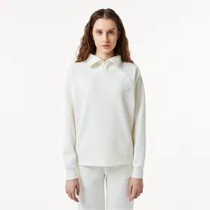 Женская толстовка Lacoste Regular Fit на молнии, белый, арт. SF2404