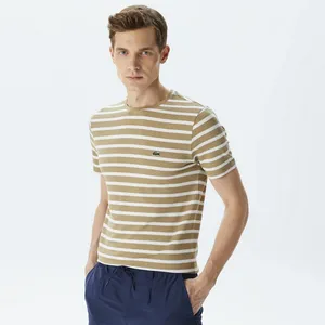 Мужская футболка Lacoste Slim Fit, бежевый, арт. TH0825