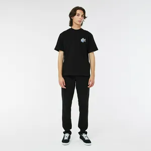 Мужские брюки Lacoste Regular Fit с эластичным поясом, черный, арт. HH2421