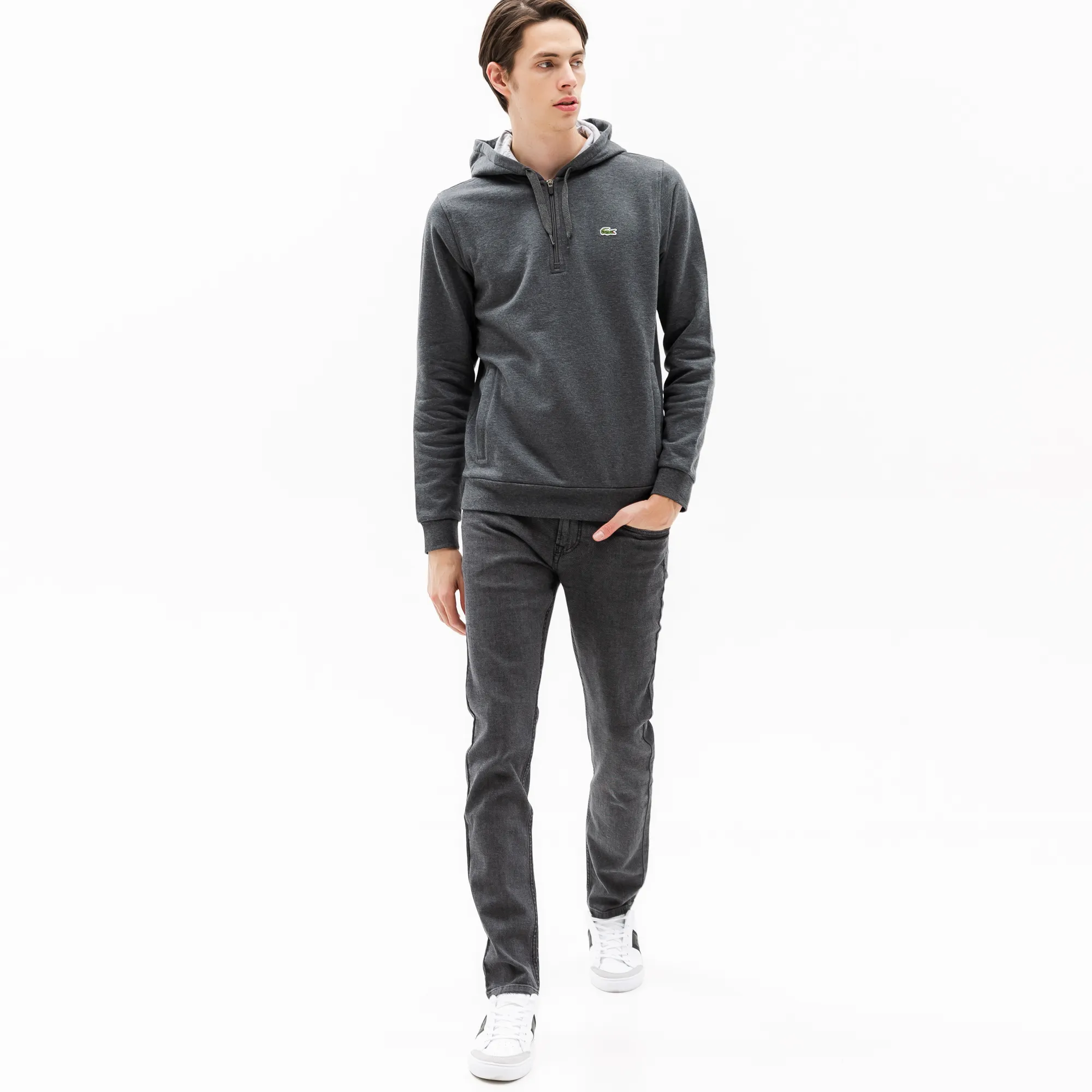Мужские джинсы Lacoste Slim Fit, серый, арт. hh2053