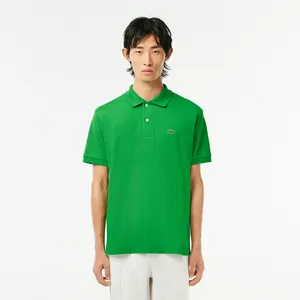 Мужское поло Lacoste L1212 Classic Fit, зеленый, арт. L1212