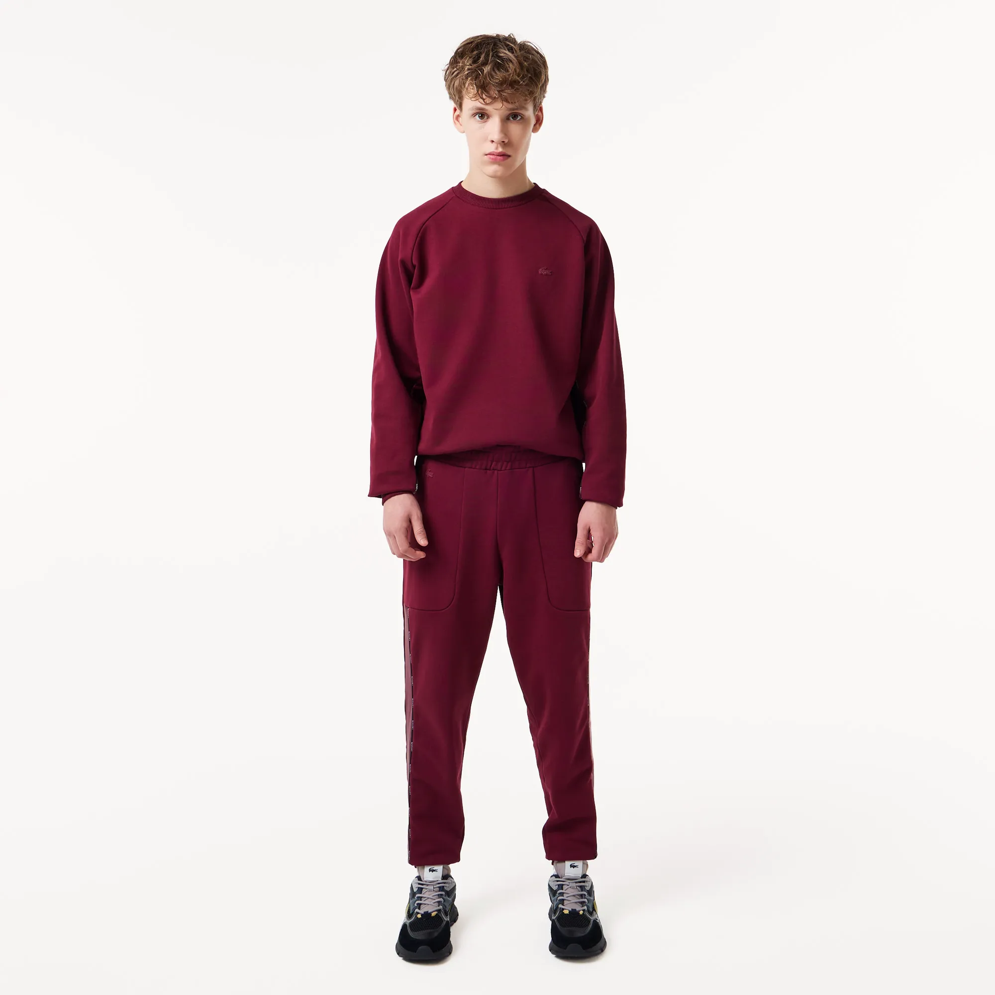 Мужские спортивные брюки Lacoste, бордовый, арт. xh2410