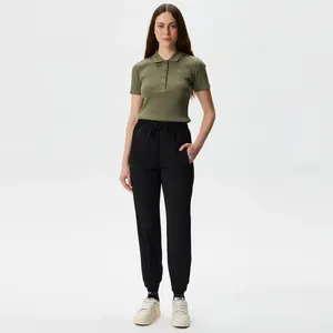 Женские брюки-джоггеры Lacoste, черный, арт. HF0407