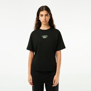 Женская футболка Lacoste с принтом