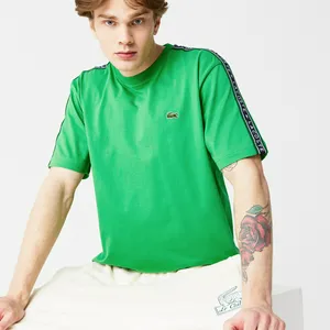 Мужская футболка Lacoste свободной посадки, зеленый, арт. TH0313